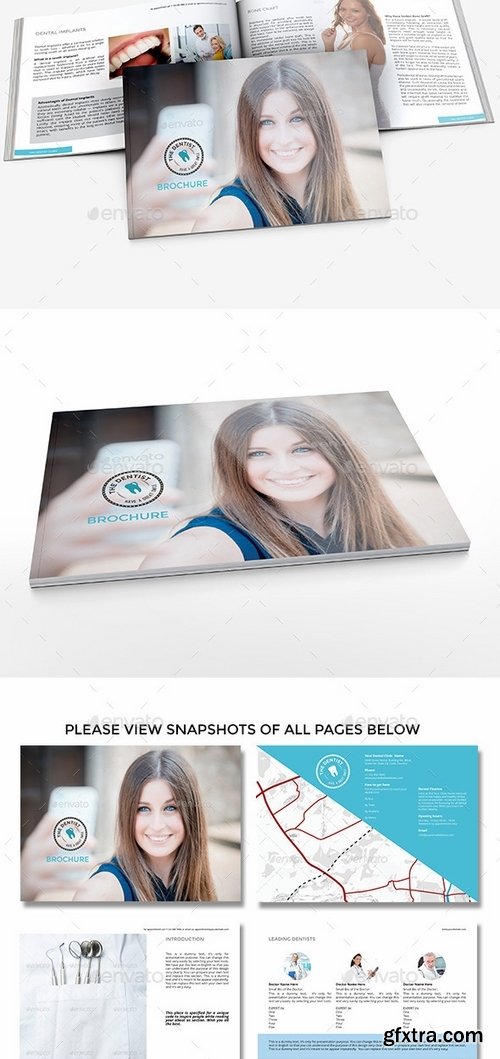 GraphicRiver - The Dentist Oral Care Service Brochure 9543172