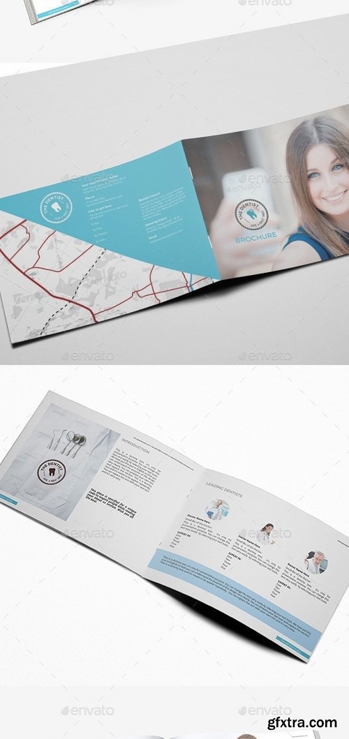 GraphicRiver - The Dentist Oral Care Service Brochure 9543172