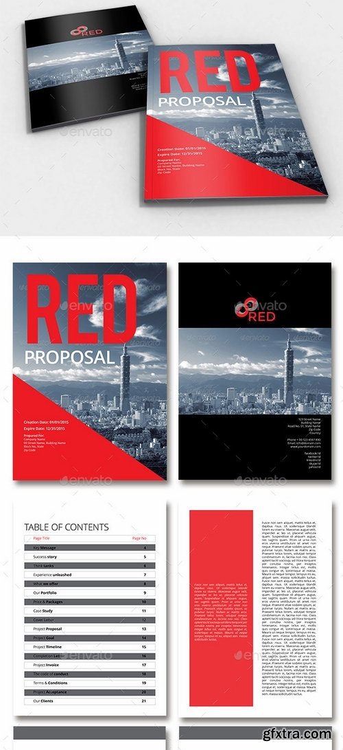 GraphicRiver - The Red Multipurpose Proposal Template 9552871