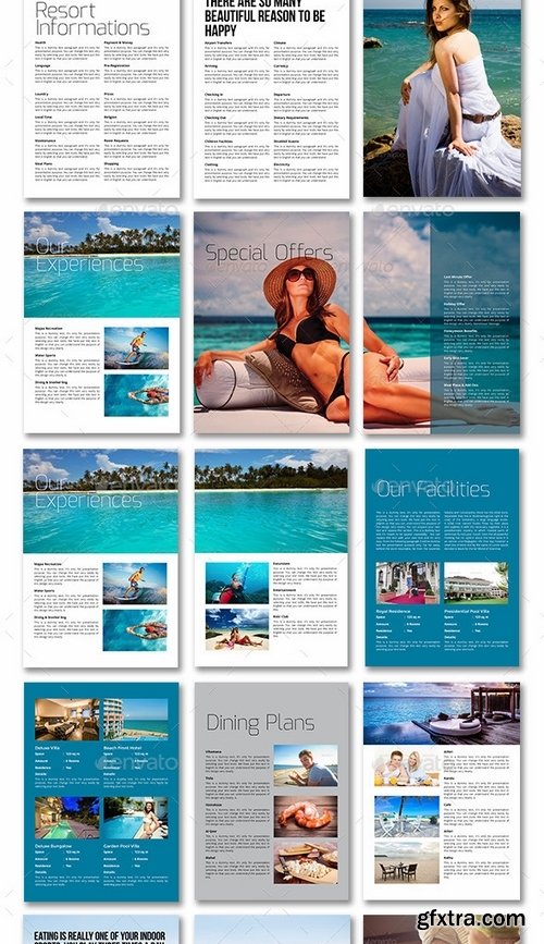 GraphicRiver - Hotels and Resorts General Information Brochure 9785156