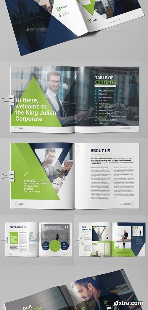 GraphicRiver - King Julian Brochure - Square 19181291