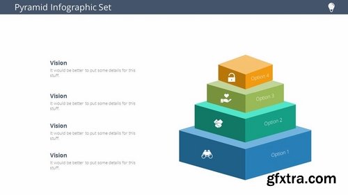 Pyramid Infographic Set Vol 1