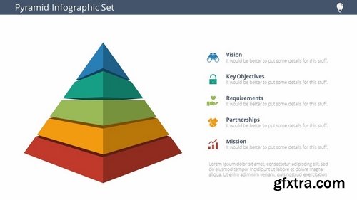 Pyramid Infographic Set Vol 1