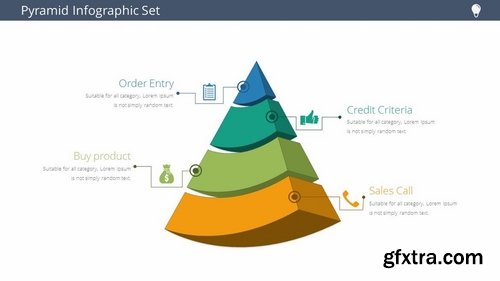 Pyramid Infographic Set Vol 1