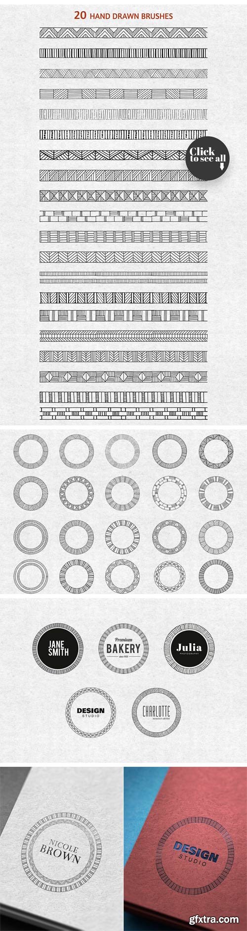 CM 1285893 - Hand Drawn Geometric Patterns