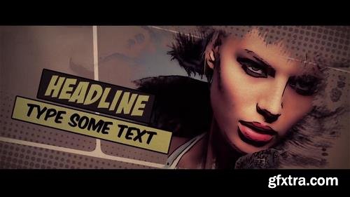 Comic Slideshow After Effects Templates