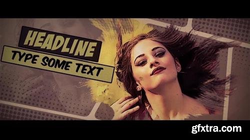 Comic Slideshow After Effects Templates