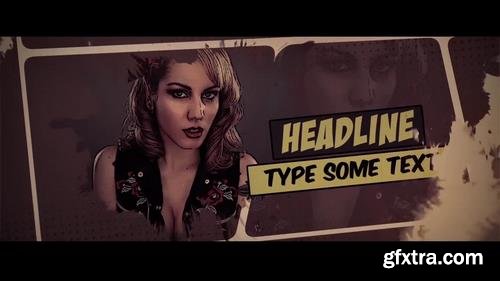 Comic Slideshow After Effects Templates