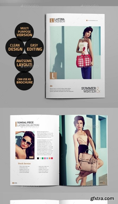 GraphicRiver - Fashion Magazine Brochure Catalog Template_V6 15733912