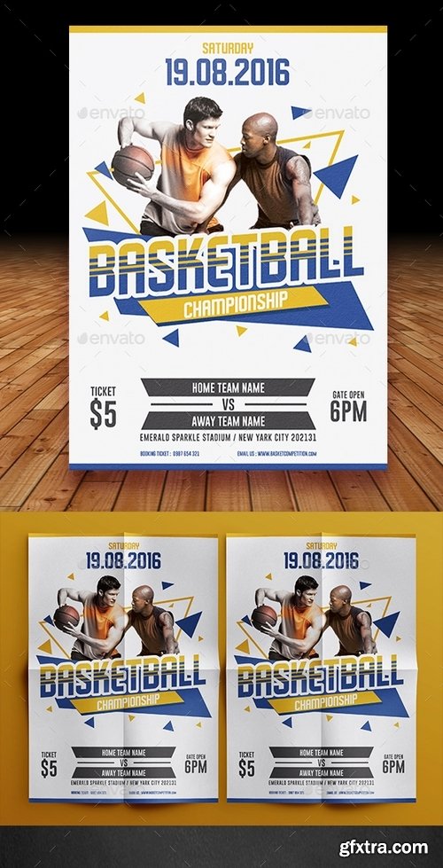 GraphicRiver - Basketball Flyer 16139307