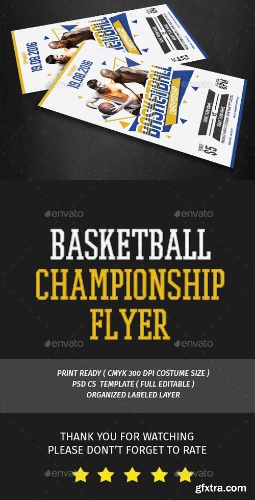 GraphicRiver - Basketball Flyer 16139307