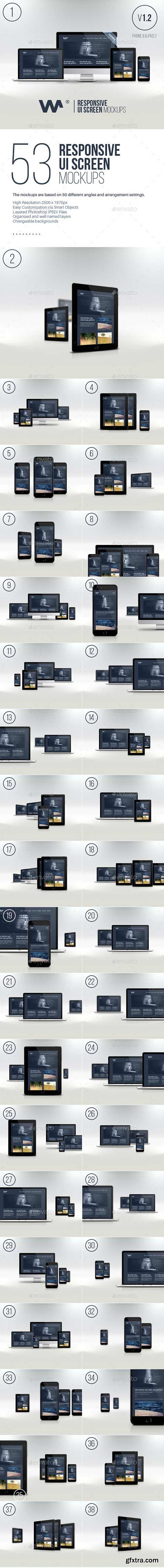 GraphicRiver - Responsive Website Devices & Screen Mockups 9356261