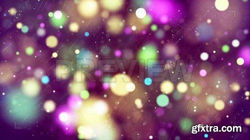 Colored Bokeh Stock Motion Graphics