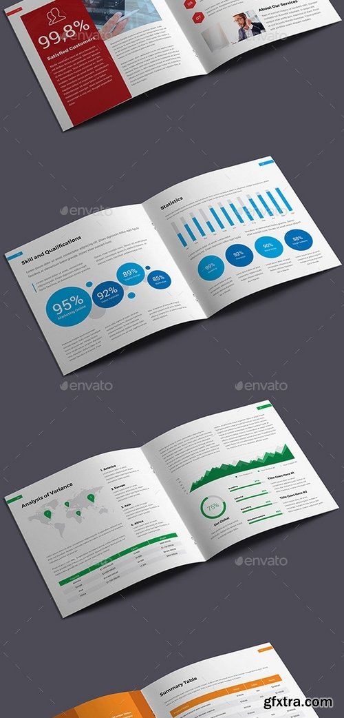 GraphicRiver - ProBiz – Business and Corporate Annual Report Square 19439606