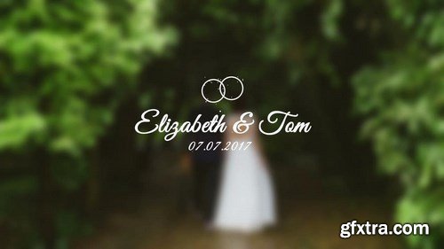 Wedding Titles After Effects Templates