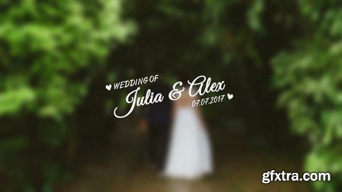 Wedding Titles After Effects Templates