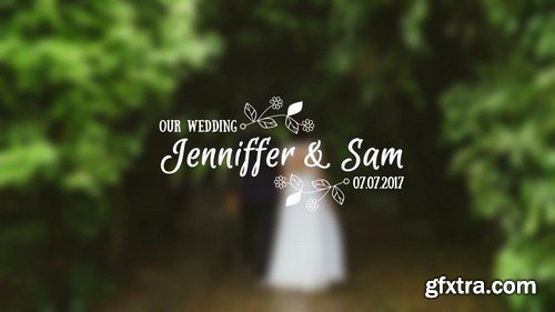 Wedding Titles After Effects Templates