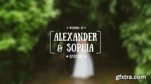 Wedding Titles After Effects Templates