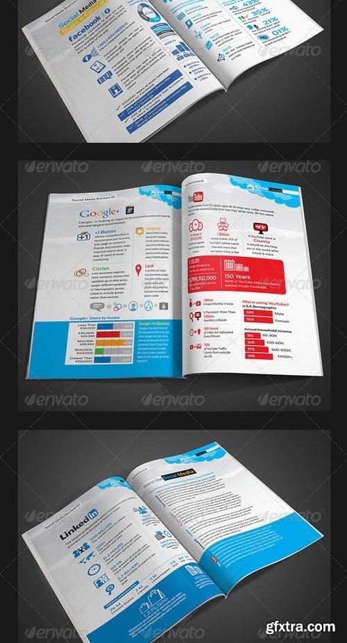 GraphicRiver - Social Cloud Social Media 12 Pages Brochure 5742910