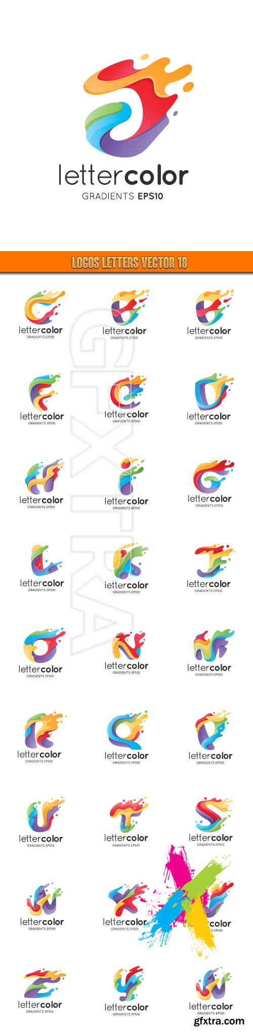 Logos letters vector 18