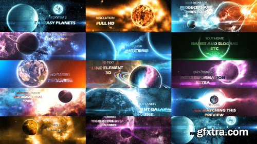 Videohive Solar System 2 ( Fantasy Planets ) 8K 13529843