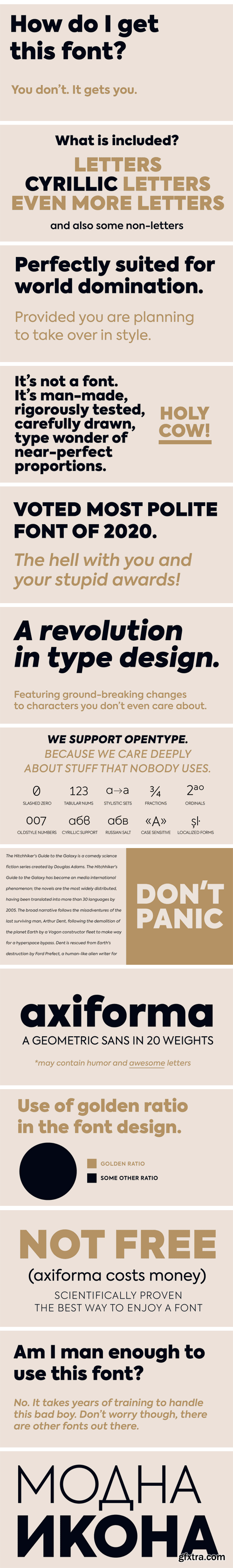 Axiforma Font Family