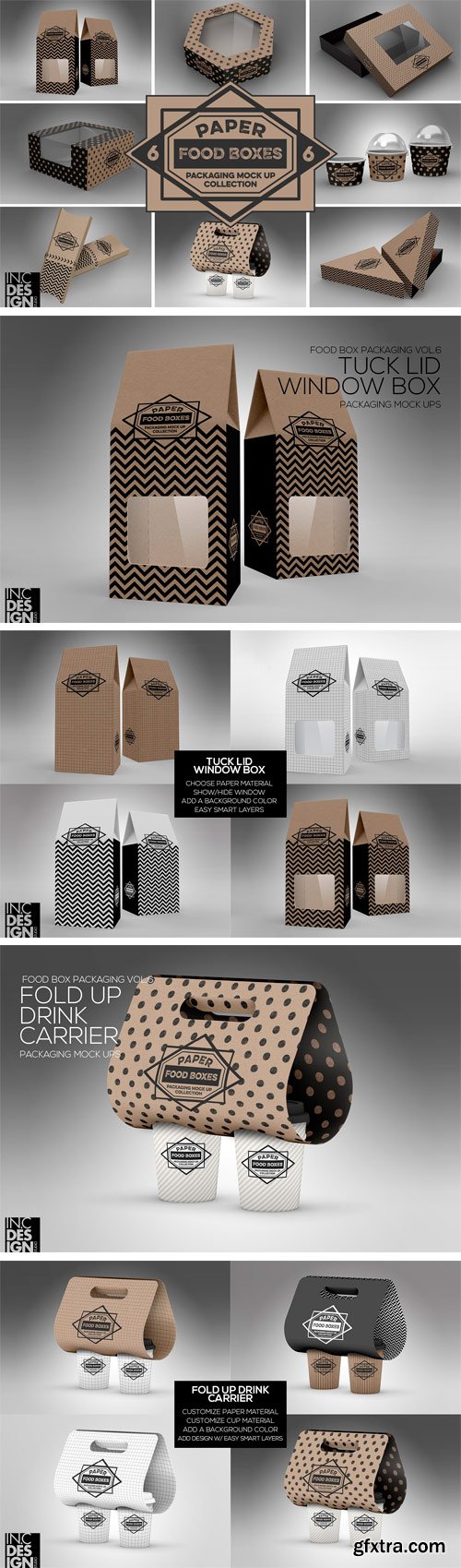 CM 1296078 - VOL.6: Food Box Packaging Mock Ups