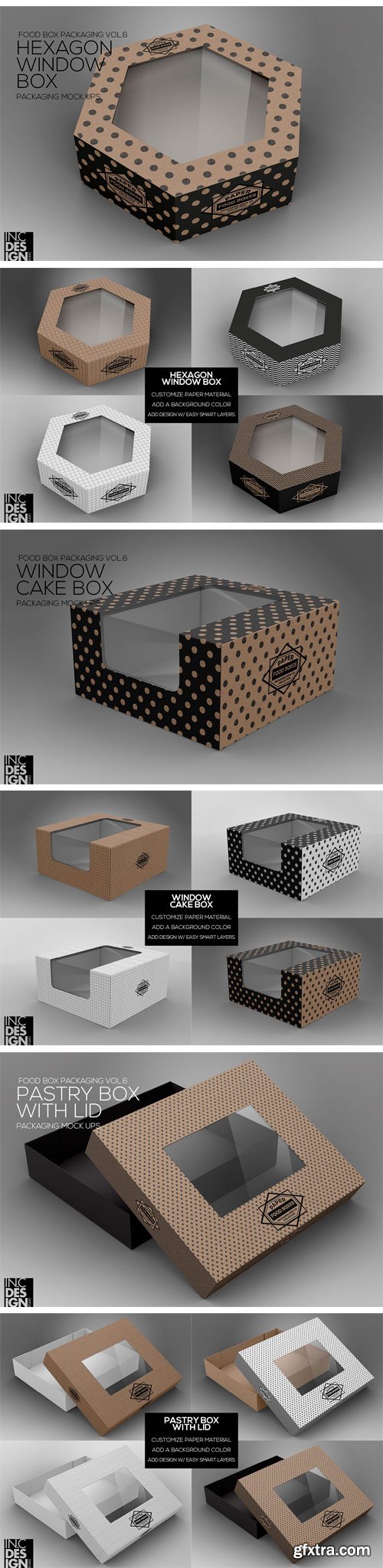 CM 1296078 - VOL.6: Food Box Packaging Mock Ups