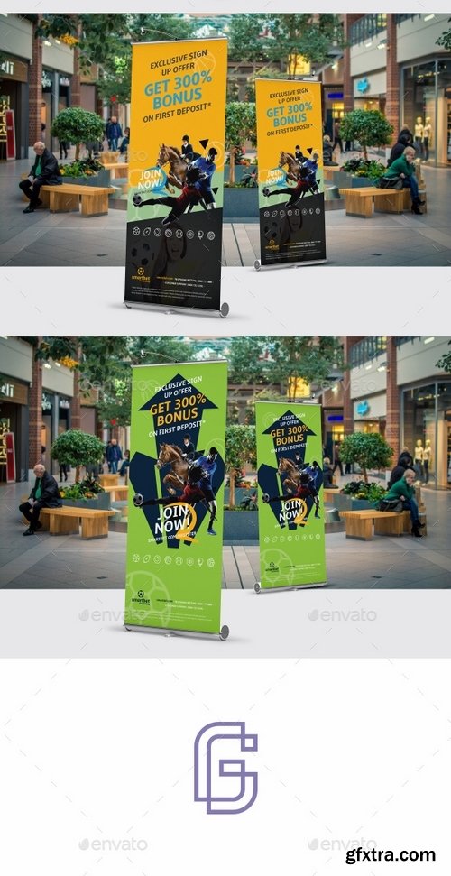 GraphicRiver - Betting Roll-Up Banner 19600742