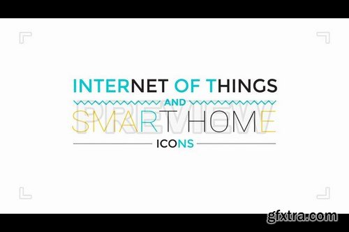 Internet Of Things and Smart Home Icons - Stock Motion Graphics