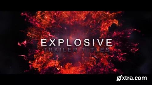 Explosive Trailer Titles After Effects Templates