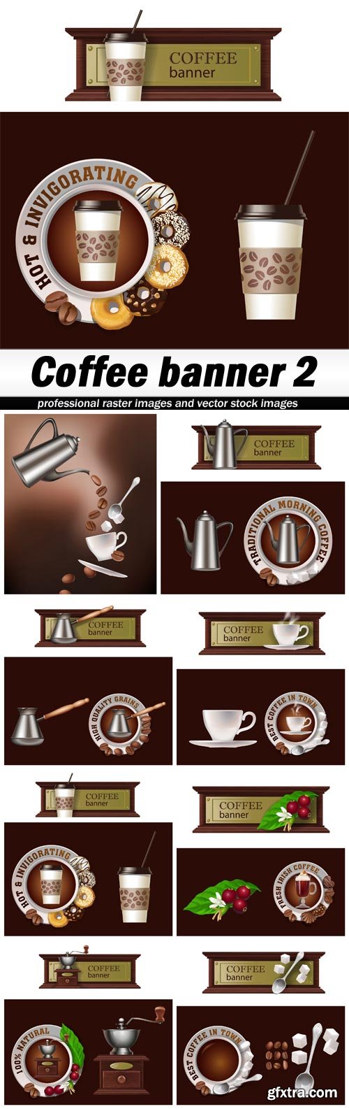 Coffee banner 2 - 8 EPS