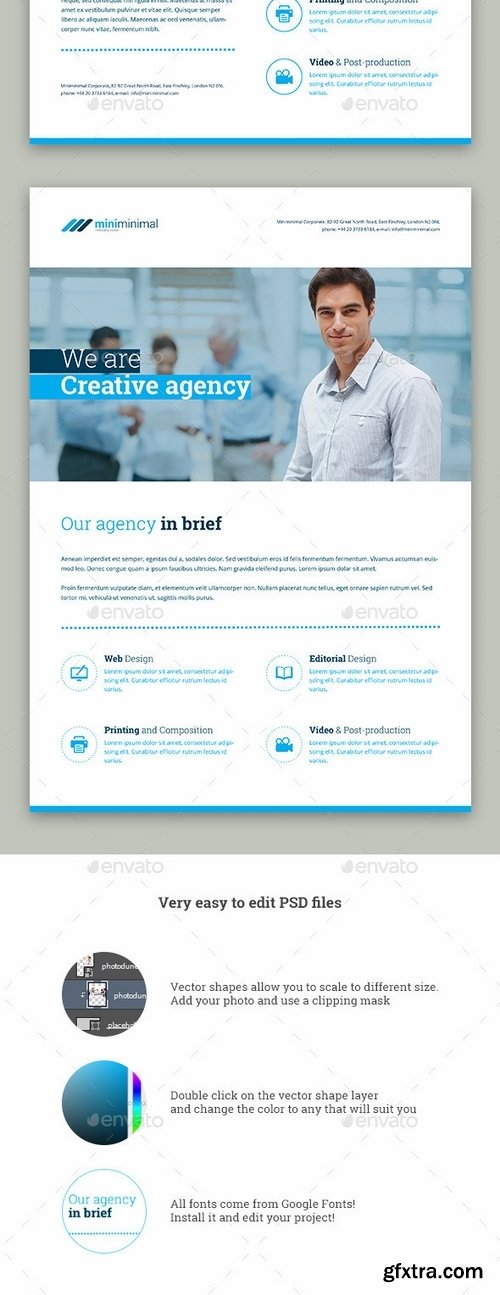 GraphicRiver - Miniminimal Corporate Flyer 11369136