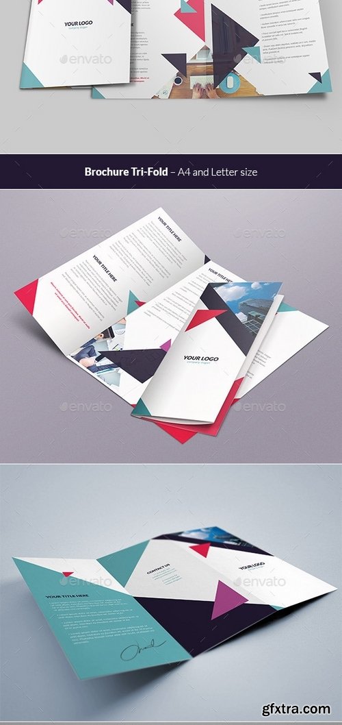 GraphicRiver - Geometric Brochures and Stationery 12451024