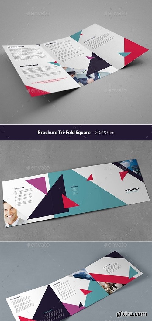 GraphicRiver - Geometric Brochures and Stationery 12451024