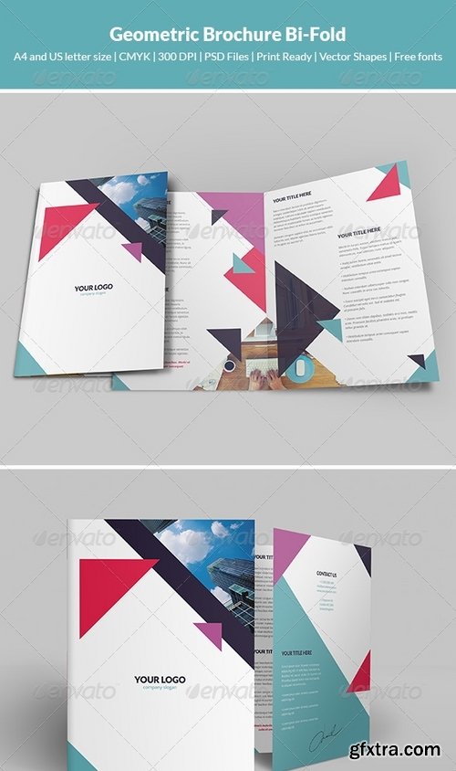 GraphicRiver - Geometric Brochure Bi-Fold 7791917