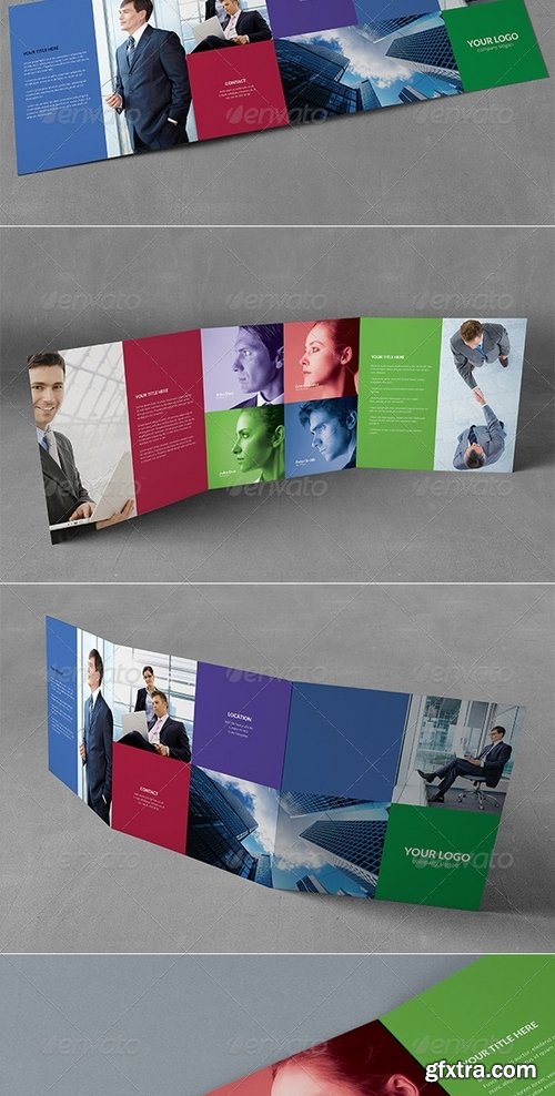 GraphicRiver - Metro brochure tri-fold square 8563474