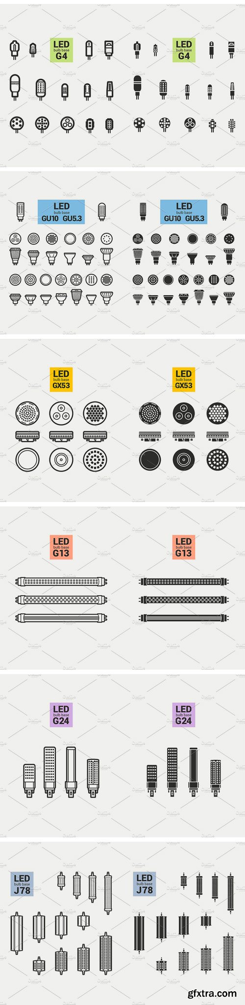 CM 1296966 - LED Light Bulbs Big Set