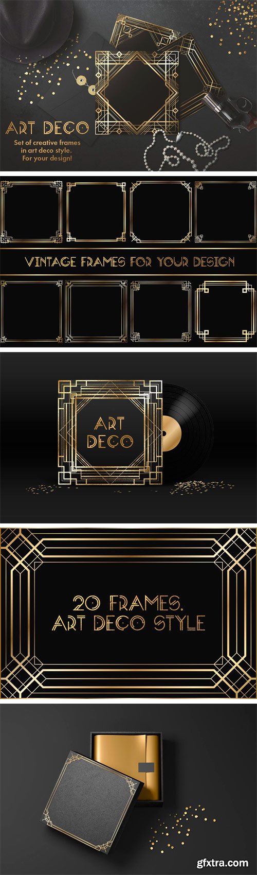 CM 1290776 - Art Deco Frames