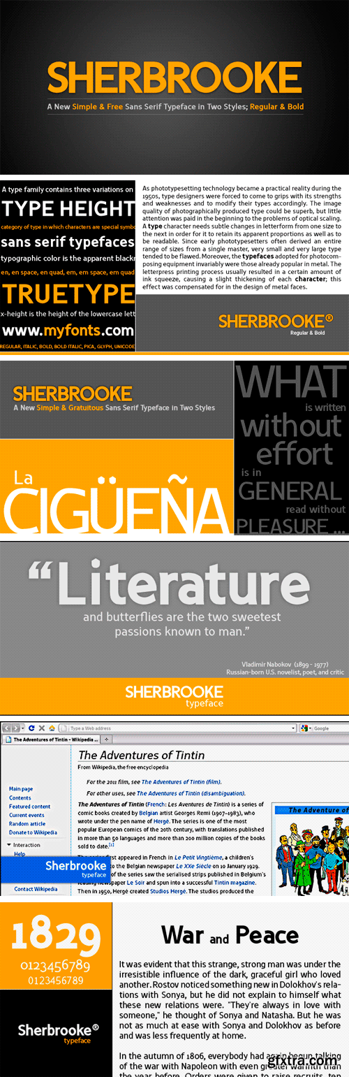 Sherbrooke Font Family