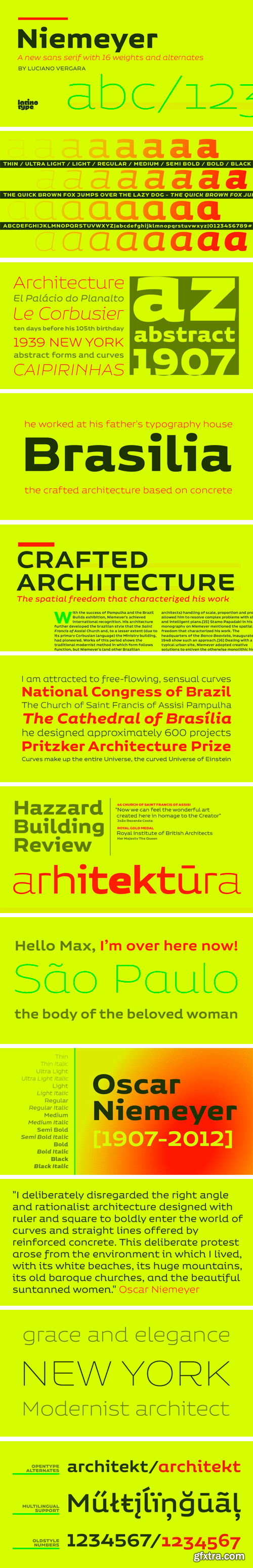 Niemeyer Font Family