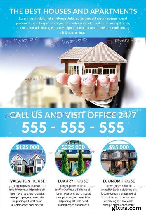 Real Estate PSD Flyer Template