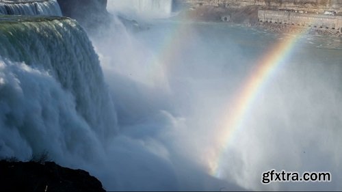 Niagara falls rainbow