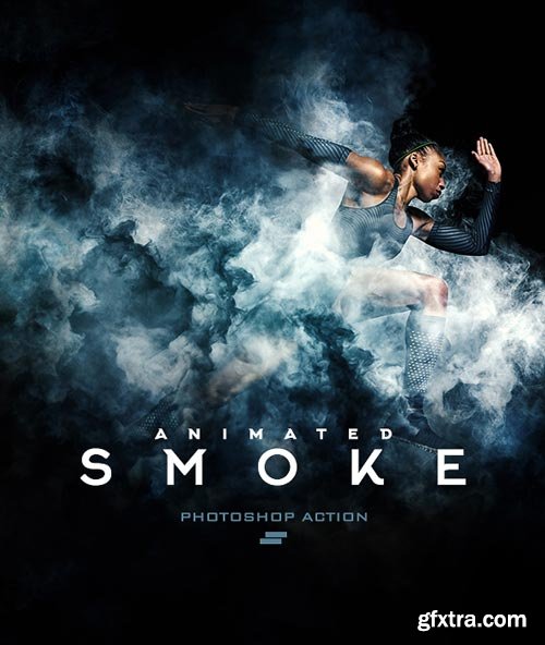 GraphicRiver - Gif Animated Smoke Photoshop Action - 19610841