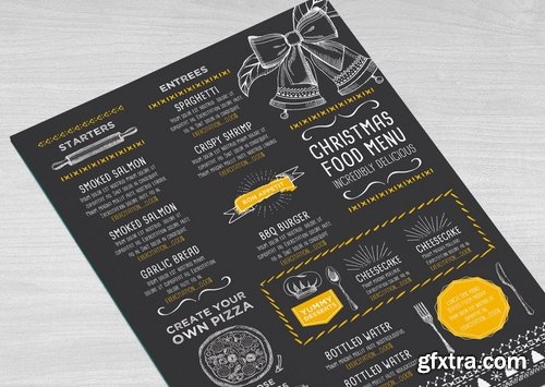 GraphicRiver - Christmas Restaurant Template 13389827