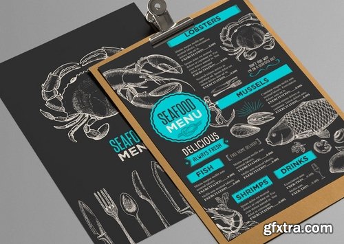 GraphicRiver - Seafood Menu Restaurant 15212287