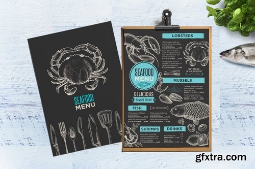 GraphicRiver - Seafood Menu Restaurant 15212287