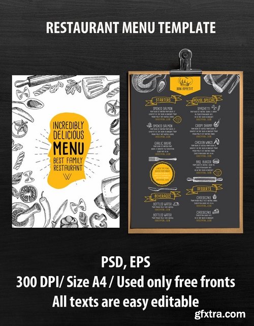 GraphicRiver - Cafe and Restaurant Template 11896013