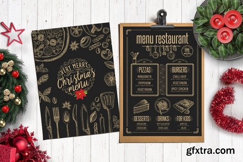 GraphicRiver - Christmas Menu Restaurant 18916355