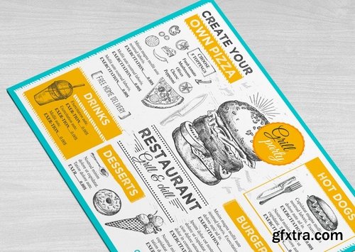 GraphicRiver - Burger Menu Template 16941819